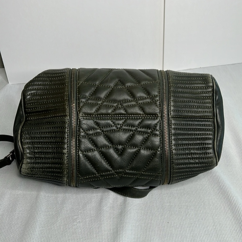 Zadig & Voltaire Sunny Mat Quilted Leather Handbag, Green - Picture 7 of 14